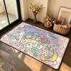 The Kawai L-Little Twin S-Star Cute Carpet Bathroom Anti-slip Mat Door Mat Home Decoration Mat Entrance Mat Scratch-resistant