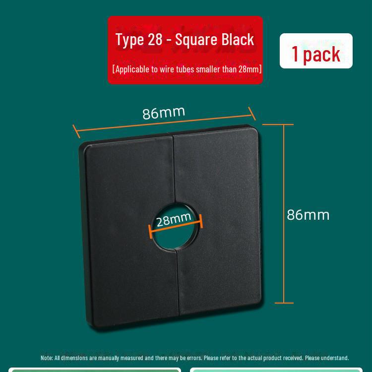 «Декоративная заглушка для отверстий в стене для труб кондиционера и крана»