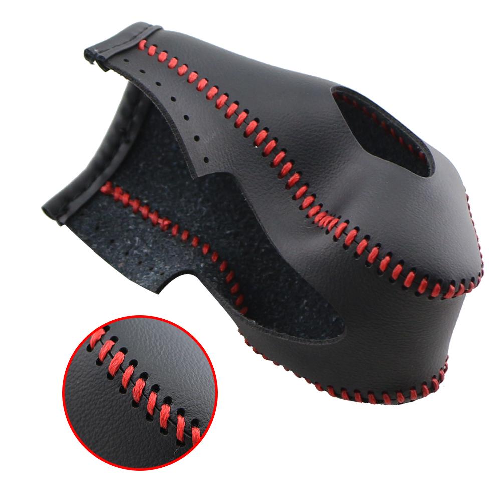 AT Кожаные Чехлы на Ручку Переключения Передач для Ford Focus 3 MK3 2013 - 2018 New Fiesta MK7 2009 - 2015 Ecosport 2012 - 2017