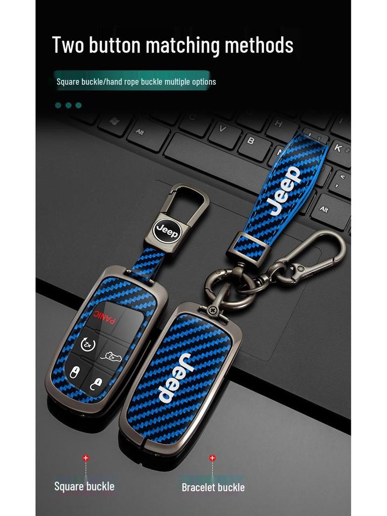 Чехол для ключа для Jeep Compass, Cherokee, Grand Cherokee, Renegade, Commander