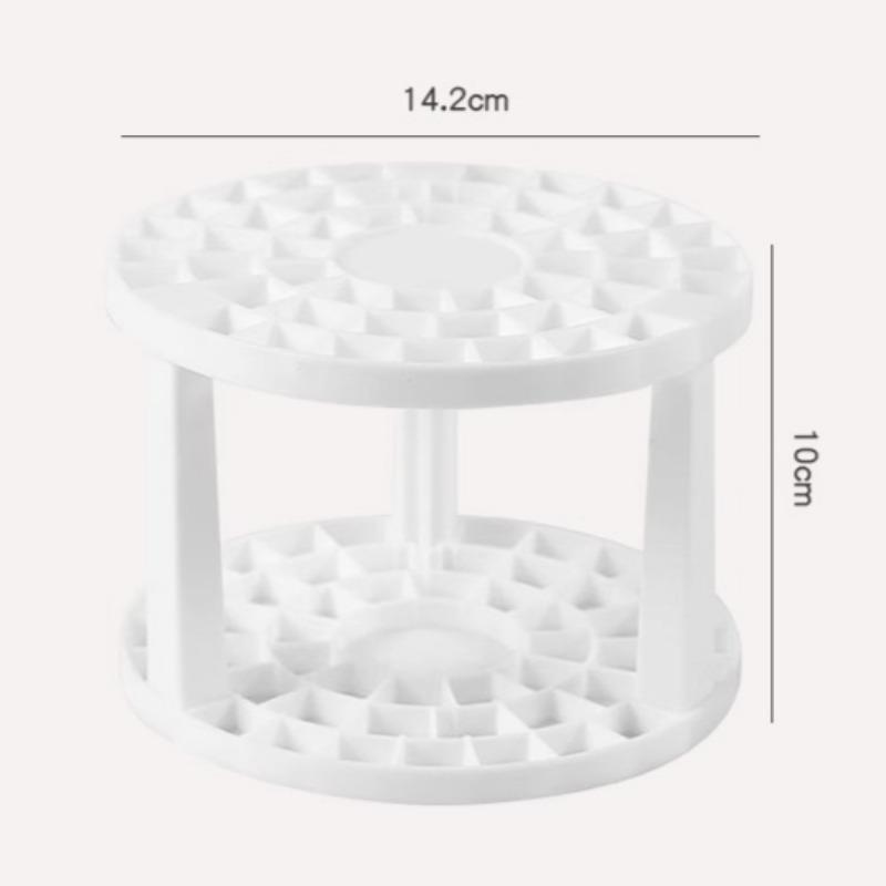 Round Cosmetic Brush Storage Racks Multifunction Desktop Eyebrow Pencil Lip Gloss Organization Holders Home Removable Pen Shelf