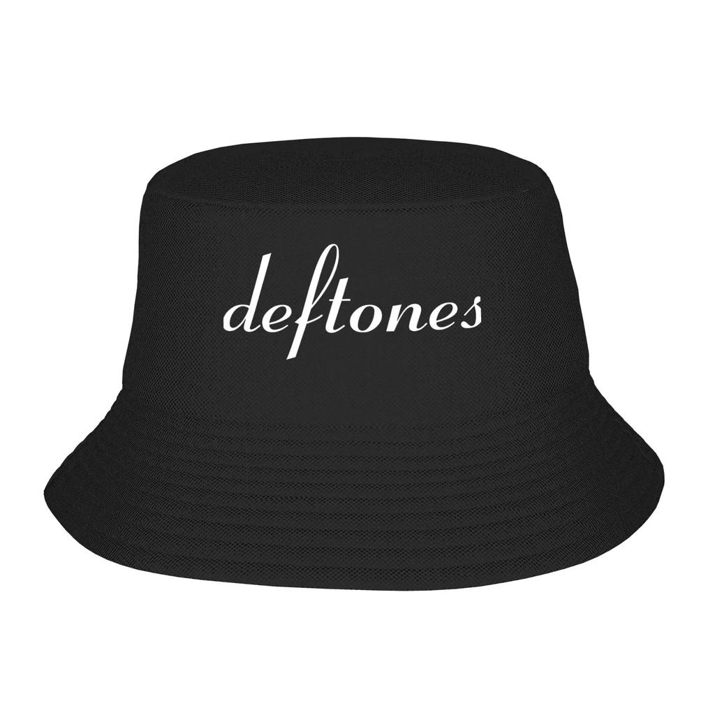 Мужская Женская Шляпа-Ведро Deftones Рок-Группа Мягкая Складная Рыбацкая Летняя Повседневная Охотничья Кепка с Козырьком с Рисунком для Улицы
