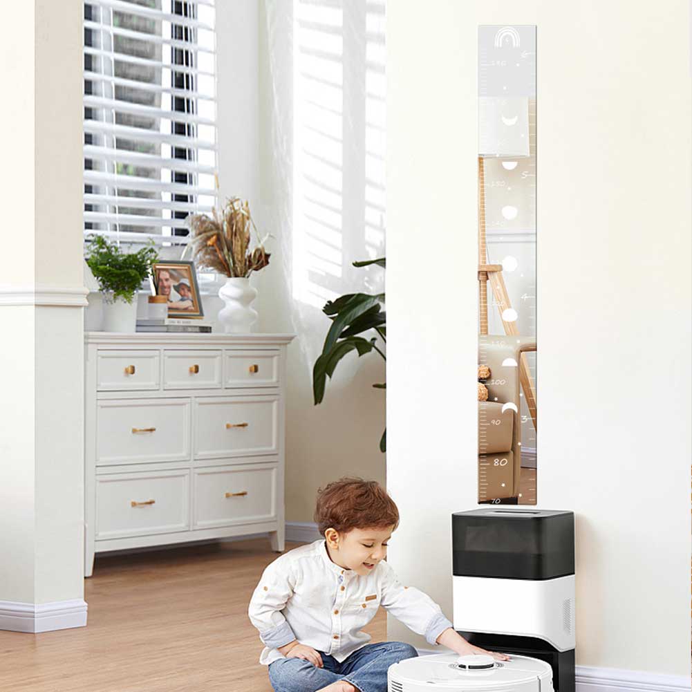Growth Chart Mirror For Kids Multifuncional Decorative Height Wall Chart For Boys Girls