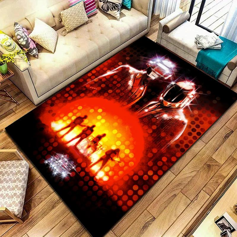 Daft Punk Carpet Rug for Living Room Bedroom Home Sofa Decoration,Kids play Nonslip Floor Mat