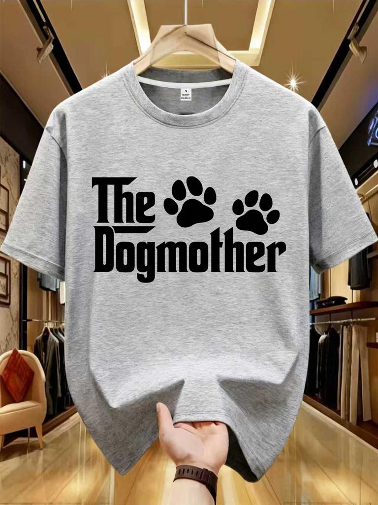 The Dog Father Funny Design Tshirts for Unisex Dad Dad Fathers Day Tshirts Short Sleeve Clothes Dog Pet Lover Shirts Papa Tops