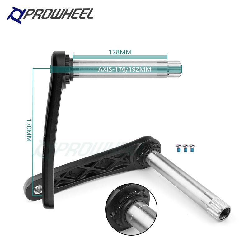 Система шатунов PROWHEEL для снегохода 104BCD 170мм Каретка BB100/120мм Шатуны для фэтбайка Нижний кронштейн BB Шатуны для велосипеда