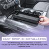 Center Console Pocket Cover for Ford F150 -2024 2025 Adapter ert Tray Gear Shifter Hidden Panel ert Car Storage Cover