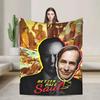 Плюшевое одеяло Better Call Saul для спальни Мягкое теплое фланелевое Постельное покрывало индивидуального качества Подарок для мальчиков и девочек