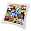 The Jam All Mod Cons Square Pillowcase Polyester Linen Velvet Pattern Zip Decor Throw Pillow Case Bed Cushion Cover