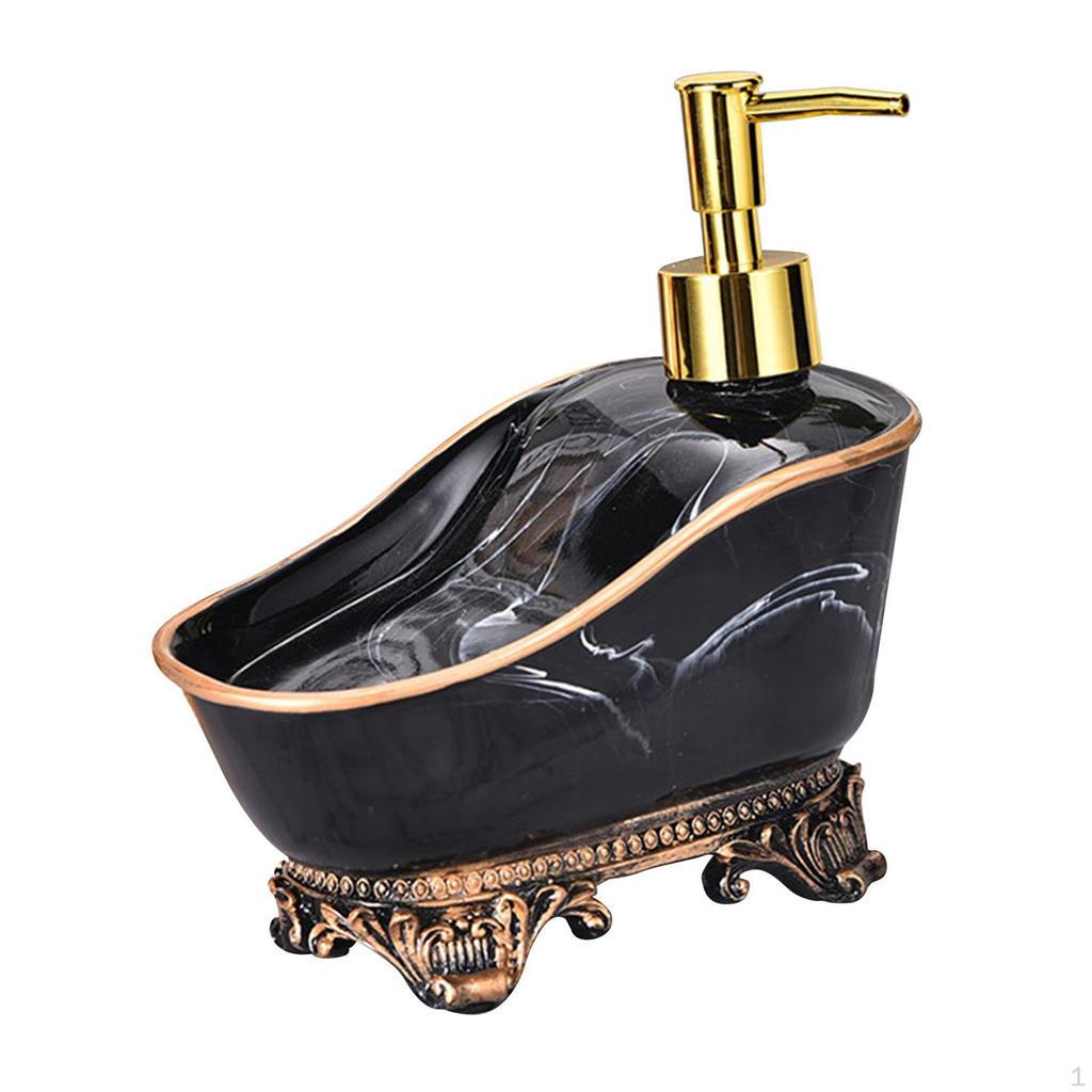 Дозатор для жидкого мыла, контейнер для мытья рук, смола, 1 шт., лосьон с помпой, шампунь