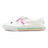 Vans Кожаные слипоны, повседневные низкие кеды для скейтбординга, женские кроссовки, белые, разноцветные VN0A54EX2JQ