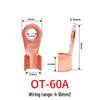 100A Copper Open Nose Battery Terminal Connector - National Standard