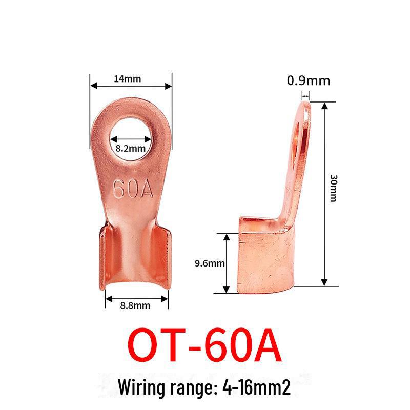 100A Copper Open Nose Battery Terminal Connector - National Standard