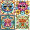 5D Full Drill Square Diamond Painting Owl Picture Of Rhinestone Diamond Embroidery Animal Cross Stitch Handmade Gift