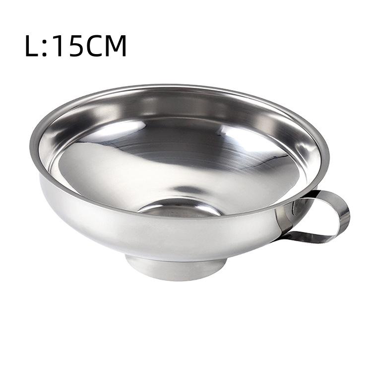 1 шт. воронка для консервирования из нержавеющей стали кухонный инструмент с широким горлом воронка для консервирования бункер фильтр утечка банка с широким горлом для масла вина кухня