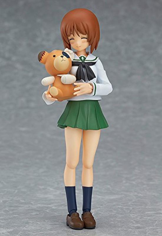 Figma Девушки и танки Михо Нисидзуми Школьная форма ABS ПВХ раскрашенная шарнирная фигурка Вер. Немасштабируемый и
