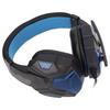   SY830MV Game Headsets   Volume Support Mic   USB Headsets with 3.5mm Microphone for   PC Laptop(Black Blue )