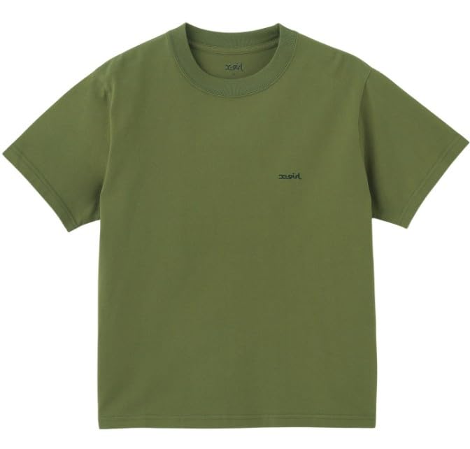 Casual FACE TEE OLIVE X-girl S/S Women's