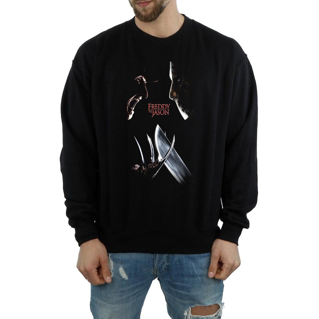 A Nightmare On Elm Street Mens Freddy Vs Jason Sweatshirt
