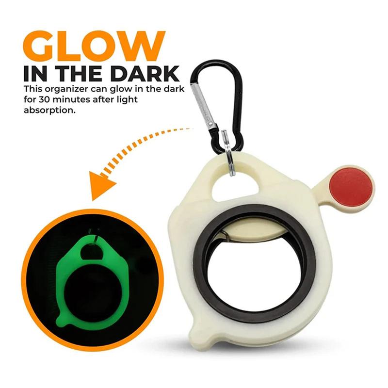 Zip Tie Organizer ABS Automatic Zip Ties Holder Keeper For Zip Ties Electrical Wire Ties Home Indoor & Outdoor Storage Tool