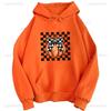 2024 Halloween Orange Hoodie Kawaii Halloween Pumpkin bowknot Women's Hoodie Harajuku Halloween Print Autumn Warm Unisex Hoodie