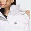 Adidas Длинная спортивная повседневная куртка с капюшоном с буквенным принтом Женская куртка белого цвета IV7557