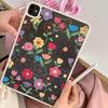 Цветочный кремовый чехол для iPad Pro 2021: Элегантный однослойный дизайн