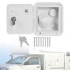 RV Gravity Fresh Water Fill Hatch Inlet Locking Cap Mount Screws with 2 Keys for