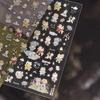 Милые мордочки животных 5D Наклейки для маникюра Мультяшный Кот Кролик Собака Мышь Выражения Лица Простые Самоклеящиеся Декаль для Маникюра DIY
