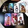 K-Kurisu M-STEINS GATE Makise-es Чехол для телефона Для iPhone 17, 16,15,14,13,12,11 Plus,Pro Max, Другие Мягкий Черный Чехол