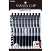 Гелевая шариковая ручка ZEBRA Sarasa Clip 0,5 мм, черная, 10 шт.