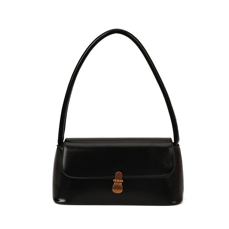 Винтажная сумка подмышку Текстурированная женская сумка Осенняя сумка через плечо Модная сумка-тоут Сумка-багет