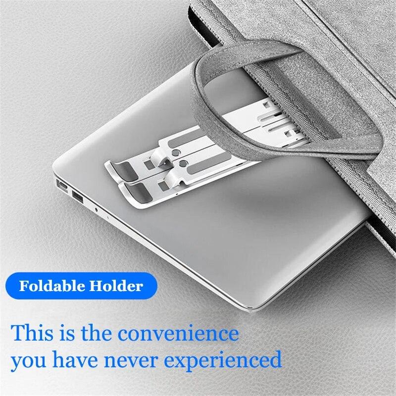Портативная подставка для ноутбука MacBook Pro Air, складной кронштейн для ноутбука, кронштейн для планшета, держатель для ноутбука, компьютерный кронштейн, держатель для ноутбука