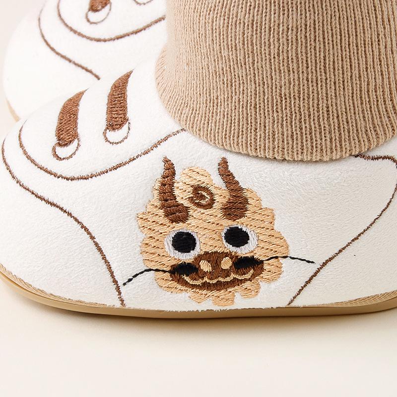 Детская обувь на мягкой подошве, Весна и Осень, 0-12 месяцев, Нескользящие носки для малышей для мальчиков и девочек