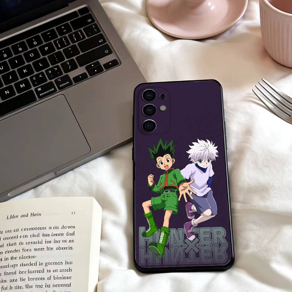 ГОРЯЧИЙ Аниме H-Hunter x Hunter Чехол для телефона Samsung S25,24,23,22,30,21,10,9,Ultra,Plus,Lite,FE,4,5 G Мягкий черный чехол
