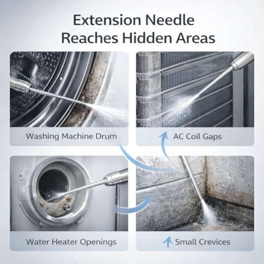 Stainless Steel High-Pressure Cleaning Spray Nozzle Jet Spray Nozzle Air Conditioner Cleaning