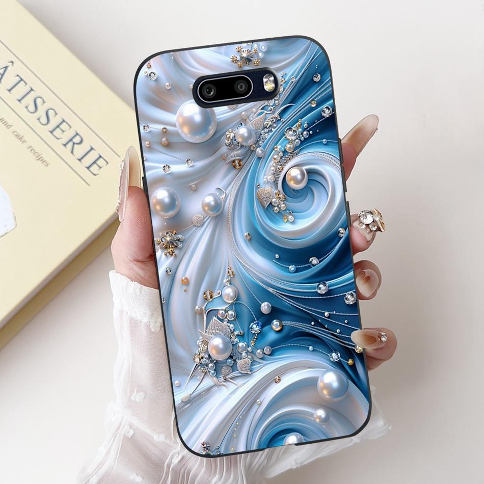 Для LG V50S ThinQ / V50 ThinQ 5G Новый Милый Мультяшный Цветочный Чехол для Телефона Для LG V50 V50S ThinQ Черный Силиконовый Мягкий Чехол