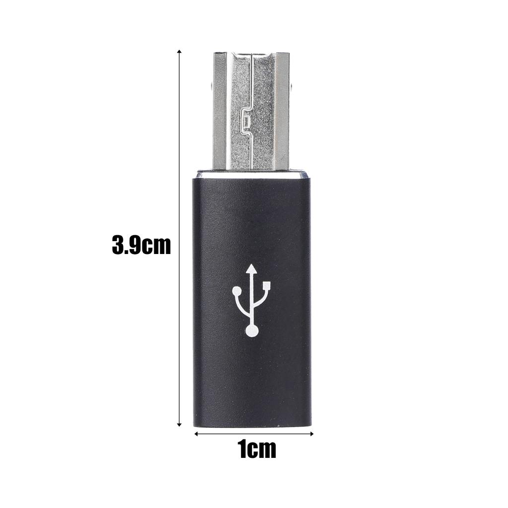Female USB C To Male USB B Adapter Type C To MIDI Converter for Printers Eectric Pianos Synthesizers Microphones Laptop Adapters 3