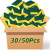 Hot 10/30/50Pcs Highly Absorbent Double-sided Sponge Magic Cleaning Pot Rust Sponge Cleaning Brush Kitchen Grease Cleaning Tools