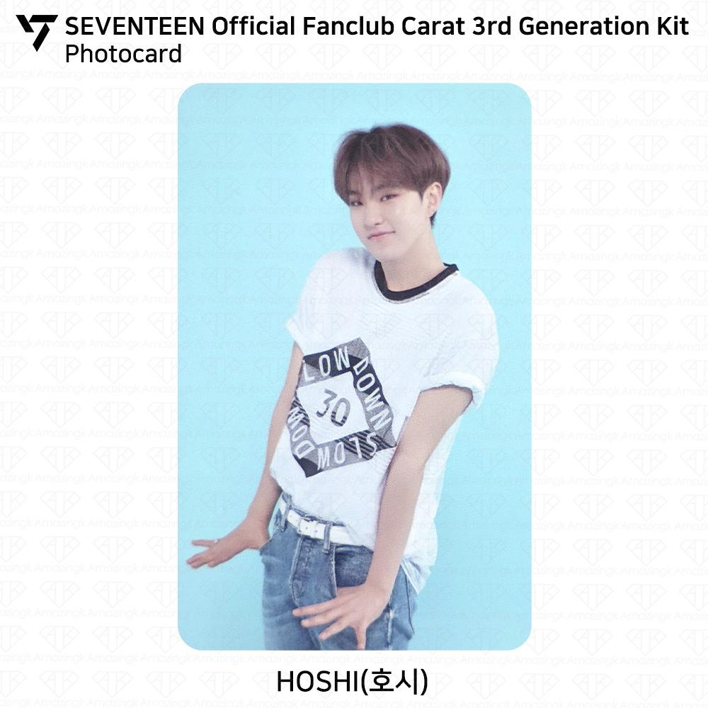 Seventeen Официальный фан-клуб Carat, 3-й срок, ограниченная фотокарточка, фотокарточка KPOP
