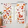 2 шт., 2D печать на ткани, Шторы с цифровой печатью, Осенняя причуда, Универсальный, Прочный полиэстер (без стержня) Уличные украшения