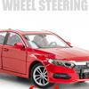 1:24 Модель автомобиля Honda Accord E300 Игрушка Инерционная Свет Музыка Открывающиеся двери Миниатюрные модели транспортных средств для детей Рождественские подарки