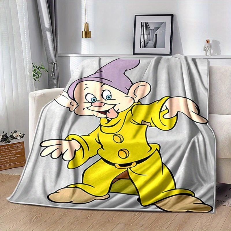 1pc, Dopey Dwarf Blanket Cozy Throw for Home Decor, Couch Cover, Outdoor Use, Travel