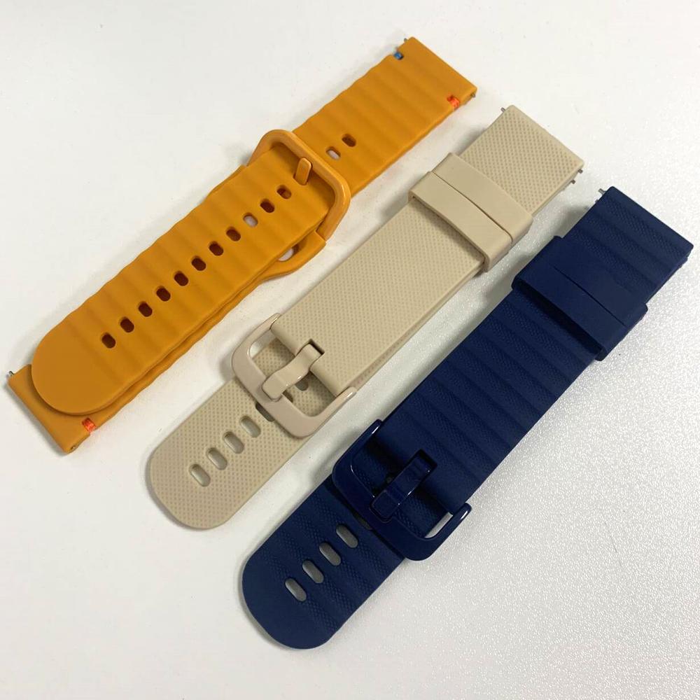 Мягкий ремешок 20 мм 22 мм для часов Huami Amazfit BALANCE 2 Active 2, ремешки для GTR 4 3 Pro/GTS 4 2 mini/Bip 6 5, силиконовый спортивный браслет