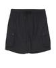 IL CORSO Metallic Nylon Shorts Black