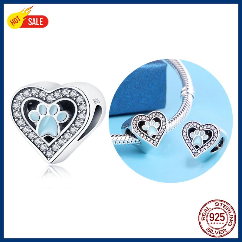 100% S925 Sterling Silver Firefly Charms Evil Eye Hot Air Balloon Blue Charms Fit Original Bracelet DIY Jewelry Making