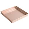 Non-Stick 28×28 Square Baking Tray for Cakes, Biscuits, Nougat, Snowflake Crisp, and BBQ.