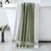 Thickened Absorbent Bath Towel - Large Pure Cotton & Polyester Blend, 90x40 Cm, Suitable for Adult Face and Household Use