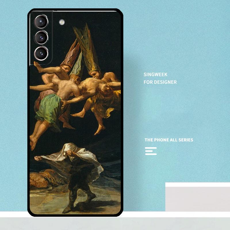 Francisco Goya Paintings Phone Case For Samsung Galaxy S24 Ultra S23 S22 Plus S21 S20 FE S8 S9 S10 Note 10 20 Cover