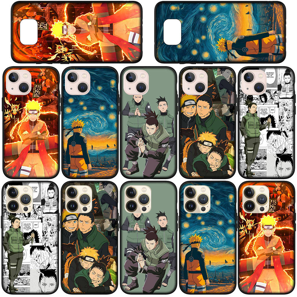 Чехол для телефона Samsung Galaxy S25 S24 S23 iPhone 16 15 Xiaomi Redmi Note 14 13 12 16E 11 Pro Max XR OPPO Moto Huawei Nara Shikamaru аниме Наруто чехол